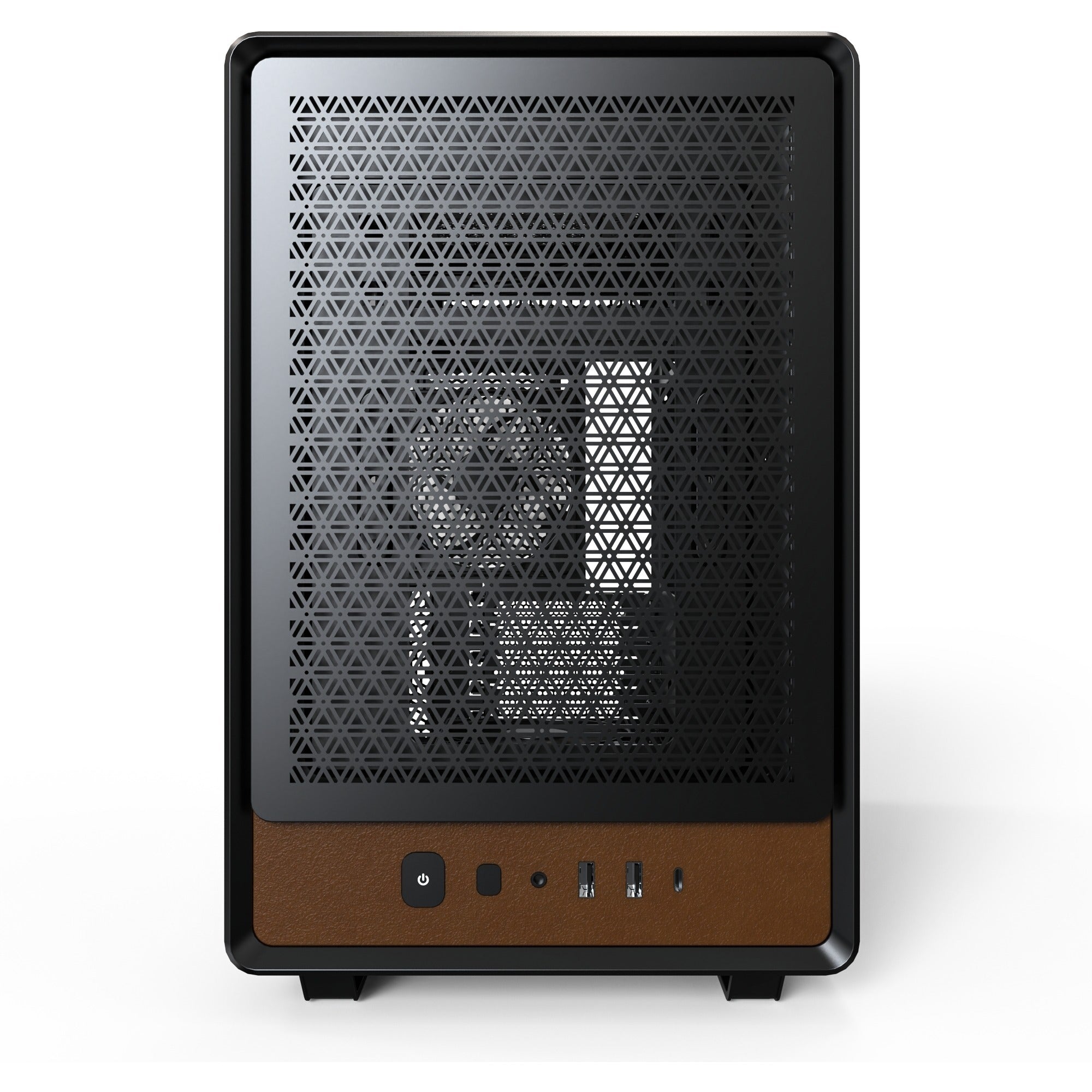 Montech heritage pro midi tower behuizing (zwart beige | 2x usb-a | 1x usb-c)