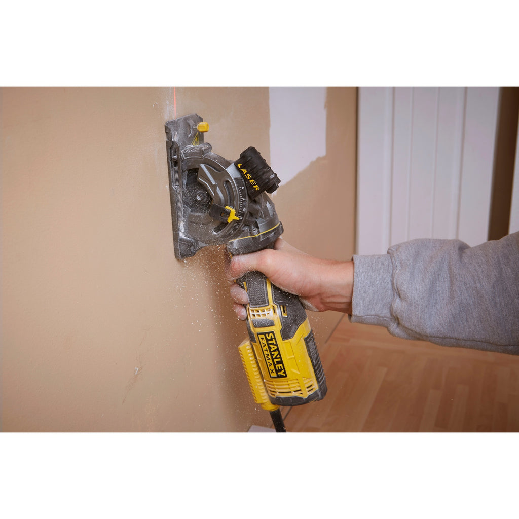 Stanley fatmax 650w multimateriaalzaag handcirkelzaag (geel zwart, met koffer)