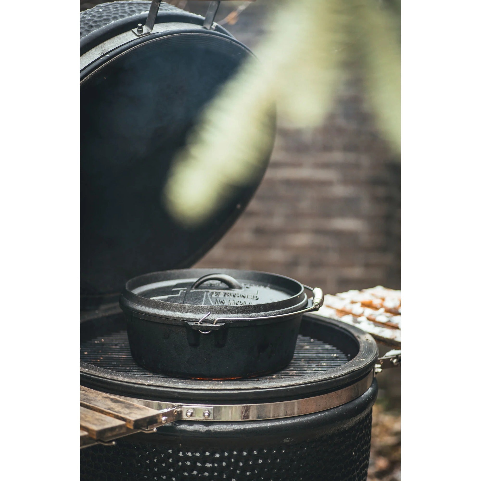 The windmill dutch oven 6 qt zonder pootjes kookpan (zwart, ø 31,5 cm | 5.9 liter)