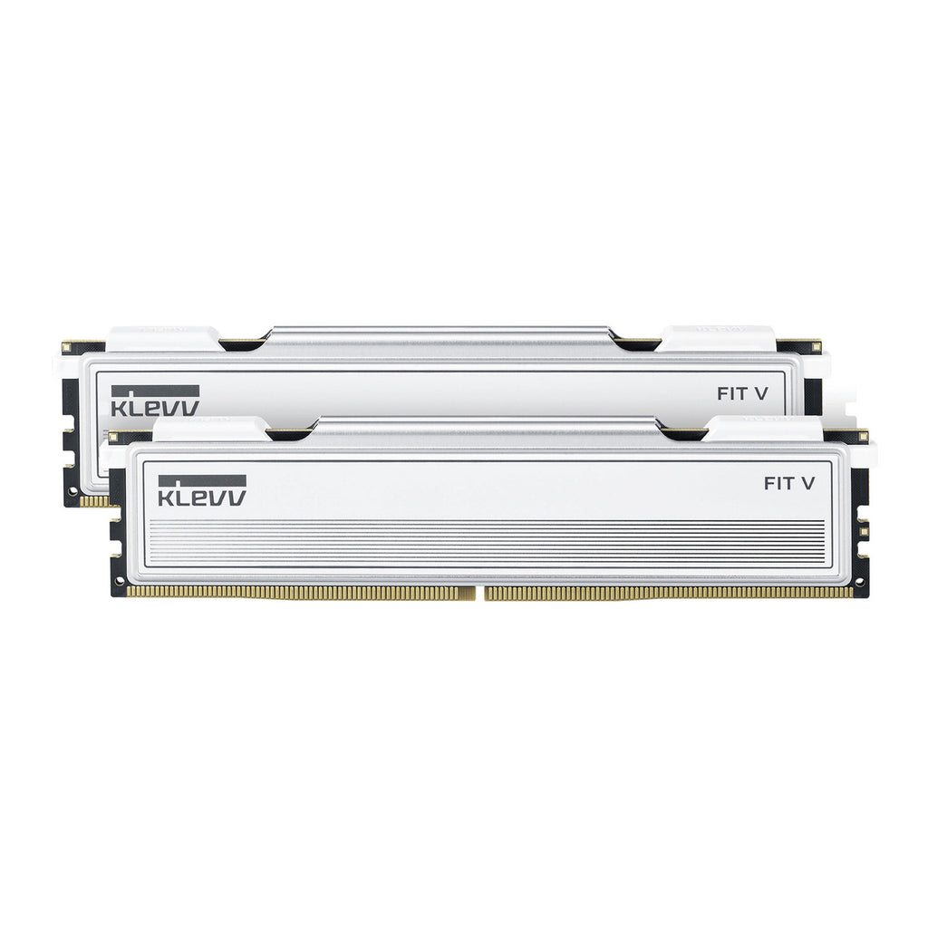 Klevv 32 gb ddr5-5600 (2x 16 gb) kit werkgeheugen (wit, kd5agu880-56k300f, fit v, xmp 3.0, expo)