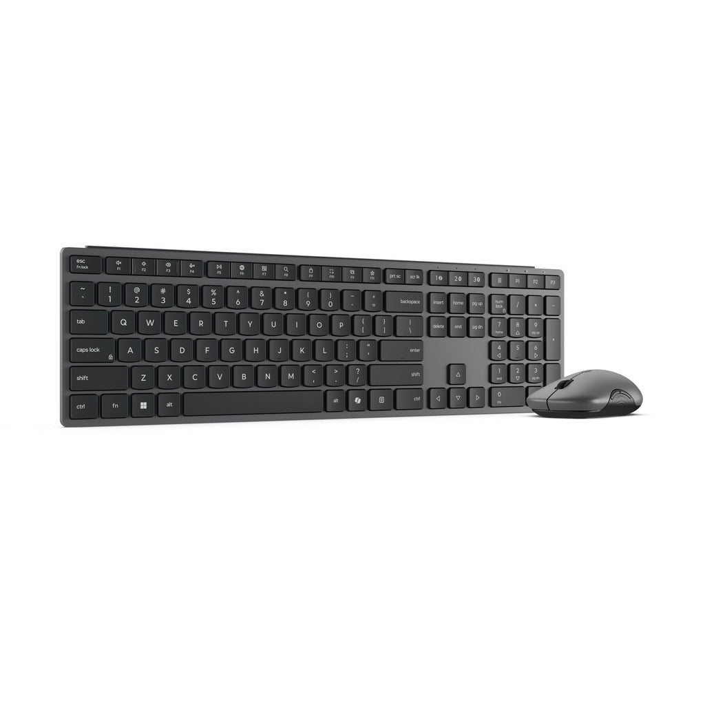 Lenovo 700 modern multi-device wireless combo desktopset (grijs, us lay-out (qwerty), 100%, 4000 dpi, 2.4 ghz, bt 5.3, usb-a)