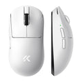 Mchose a7 v2 ultra gaming muis (wit, 42.000 dpi, 8k, 2.4 ghz bluetooth usb-c)