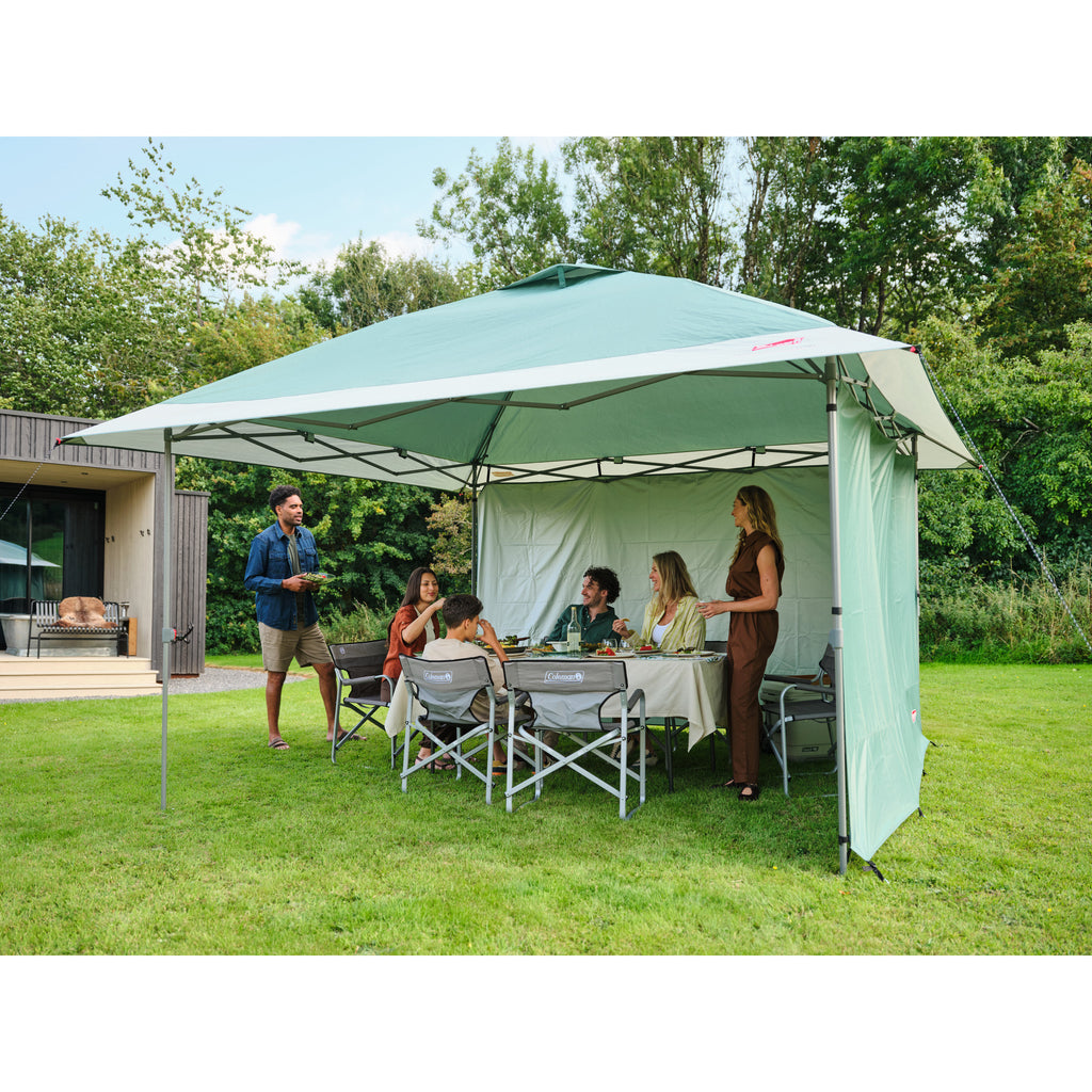 Coleman fastpitch onepush shelter l paviljoen (turquoise grijs, 4 x 4 m)