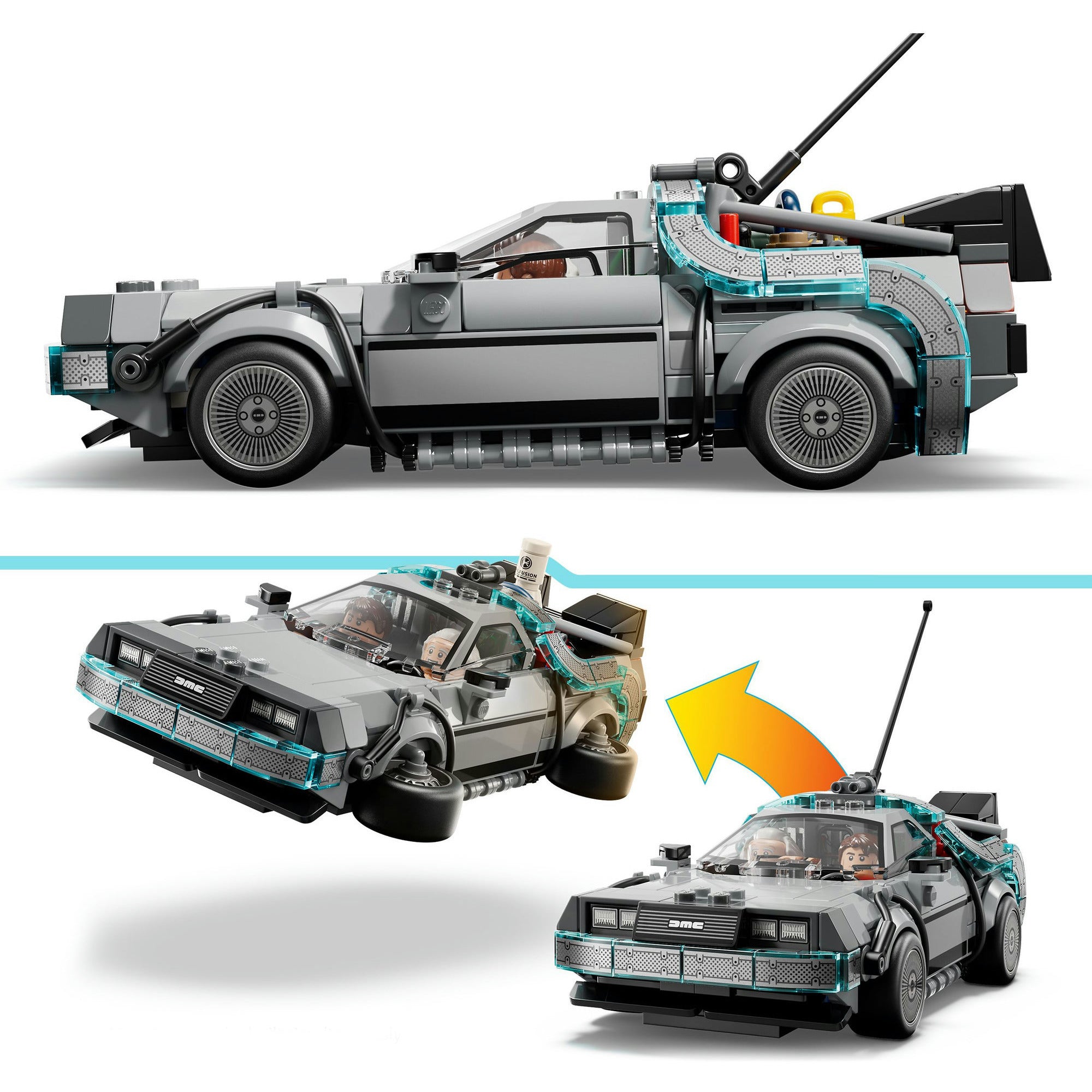 LEGO Speed ​​Champions 77256 Zeitmaschine aus Zurück in die Zukunft