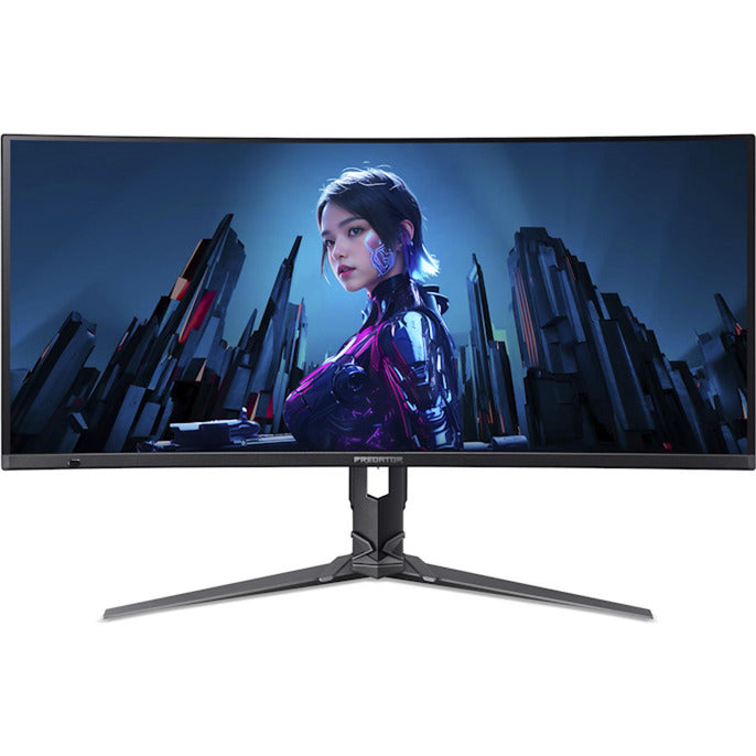 Acer predator x34 x5 34 curved ultrawide gaming monitor (zwart, 240 hz, hdmi, displayport, usb, audio, amd free-sync)
