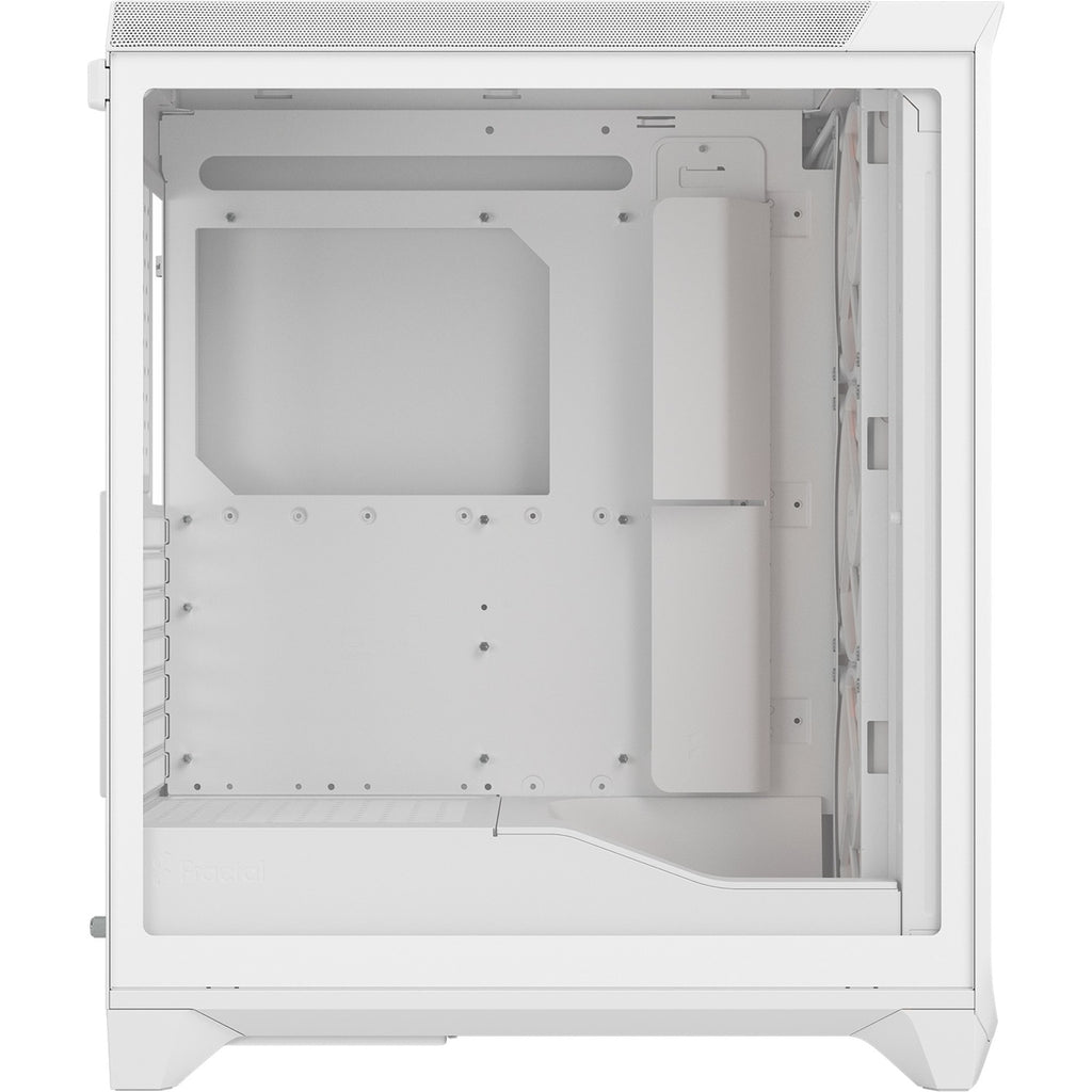 Fractal design meshify 3 rgb midi tower behuizing (wit | 2x usb-a | 1x usb-c | rgb | tempered glass)