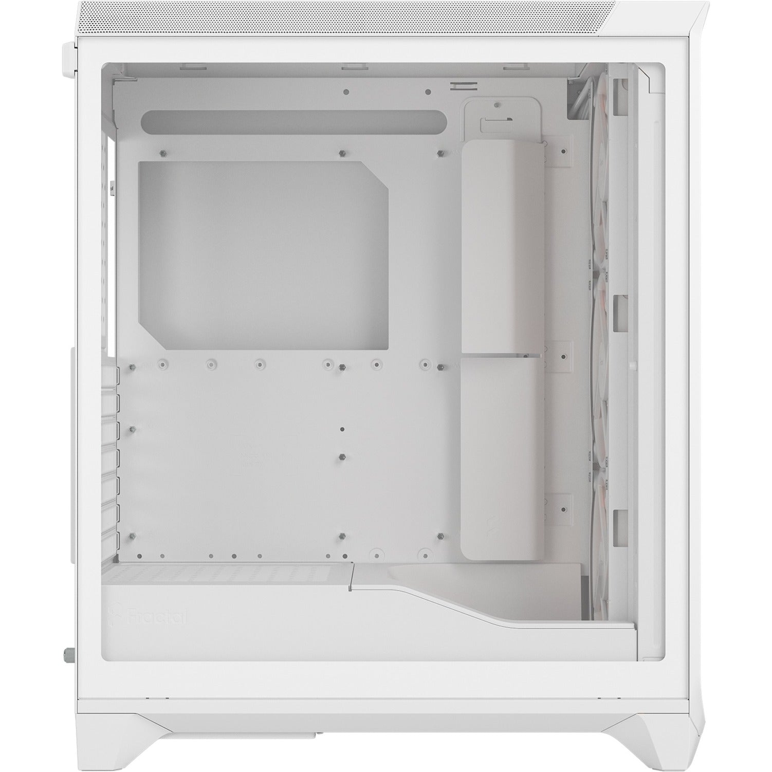 Fractal design meshify 3 rgb midi tower behuizing (wit | 2x usb-a | 1x usb-c | rgb | tempered glass)
