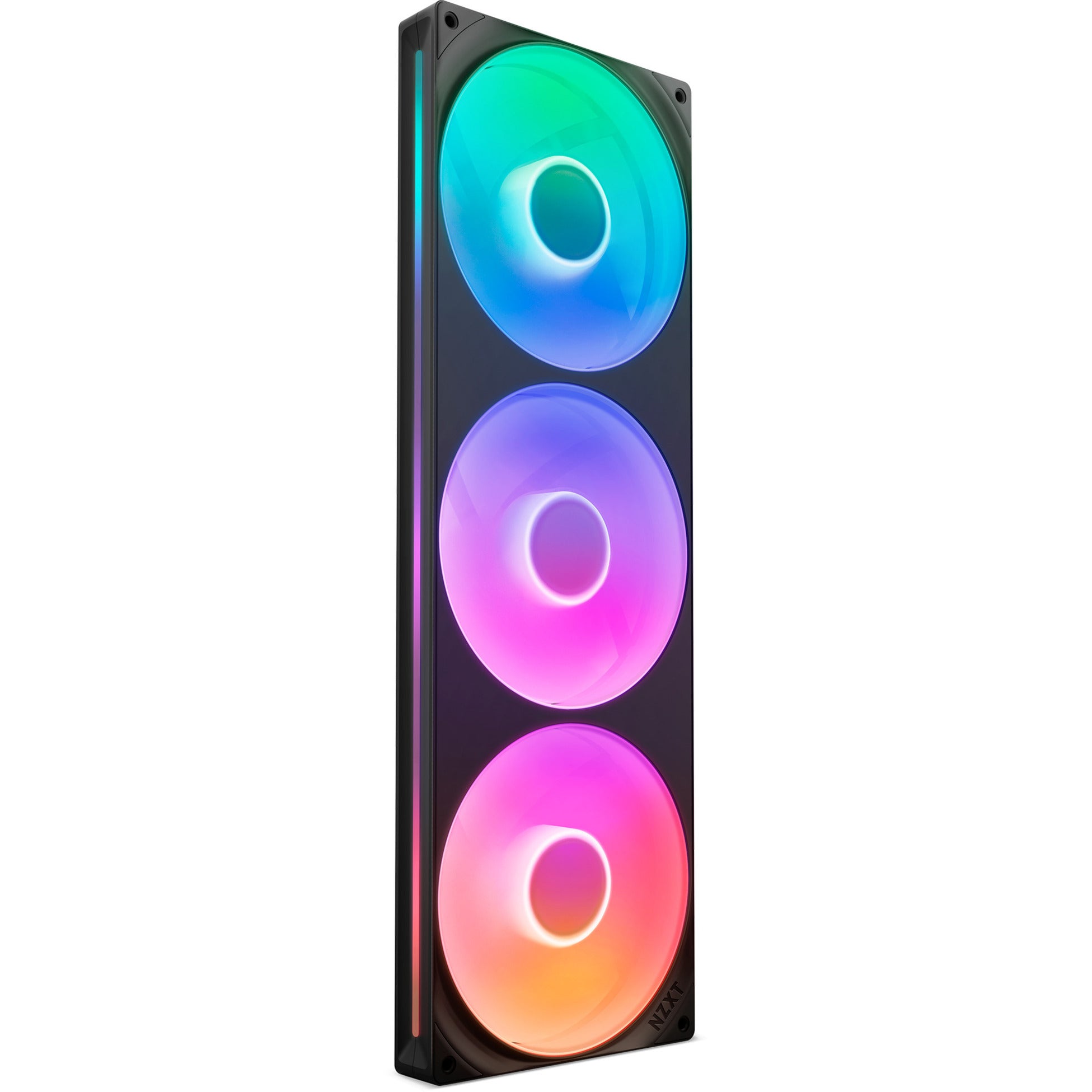 Nzxt f420 rgb core case fans (zwart, 3 stuks, 420 x 140 x 26 mm)