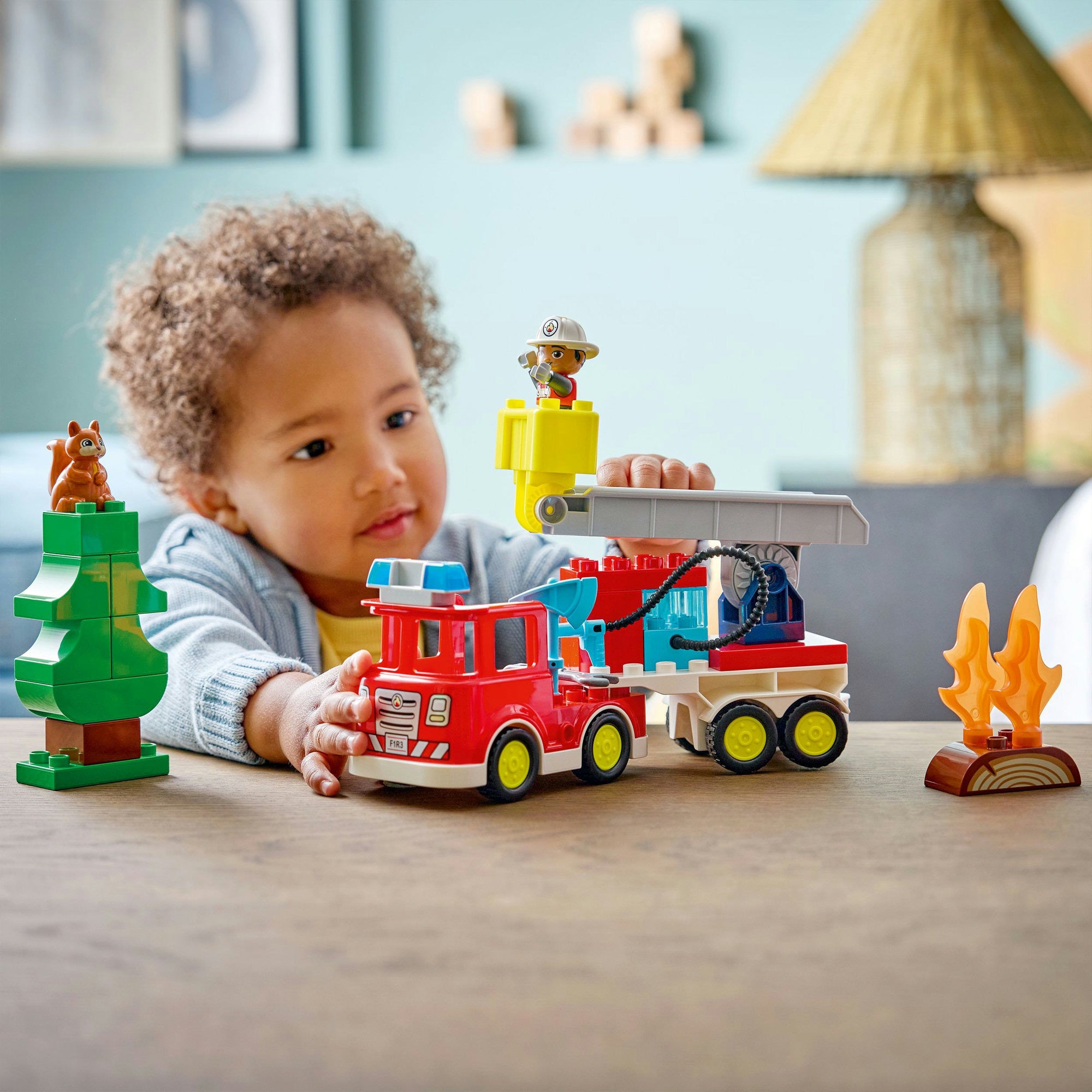 LEGO Duplo 10473 Feuerwehrwagen mit Schlauch und Feuerwehrmann