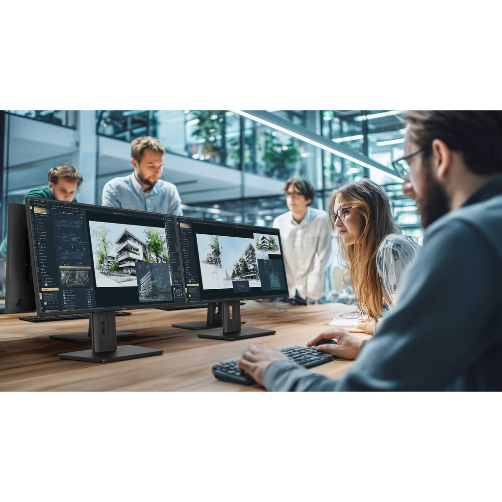 Iiyama prolite xb2497hsu-b1 23.8 monitor (zwart, 120 hz, hdmi, displayport, usb-c, audio)