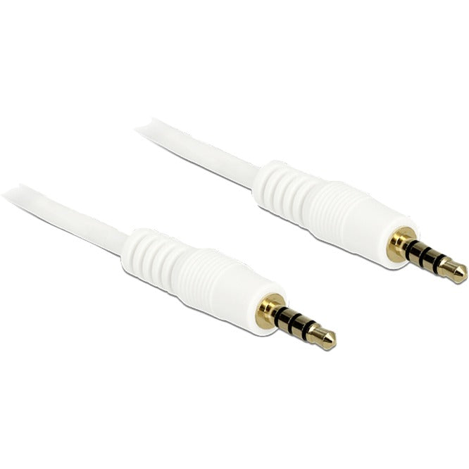 Delock 3,5 mm male > 3.5 mm male kabel (wit, 1 meter)