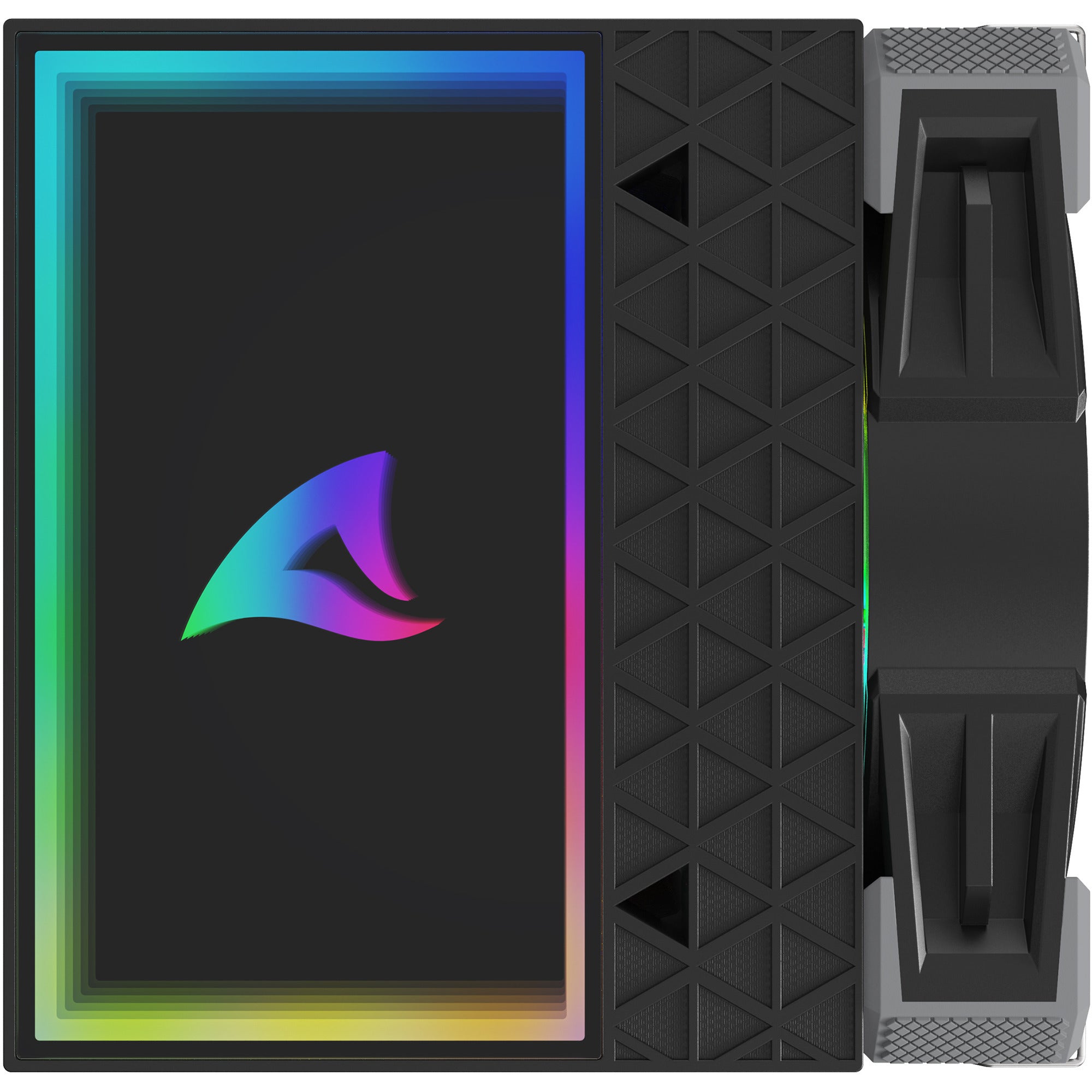 Sharkoon a60 rgb cpu-koeler (zwart, 4-pins pwm fan-connector)