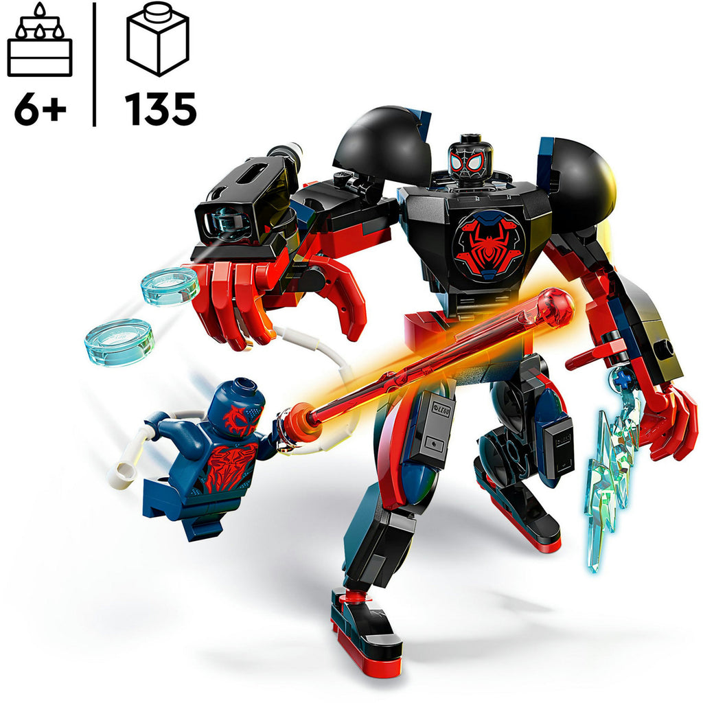 LEGO Marvel 76337 Miles Morales Mech vs. Spider-Man