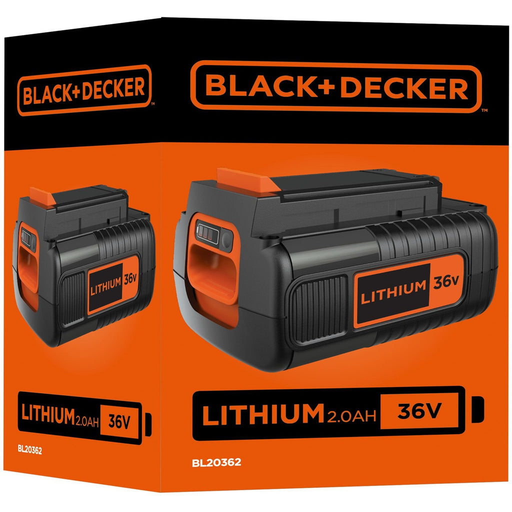 Black+decker accu bl20362 oplaadbare batterij (zwart oranje, 36v, 2ah)