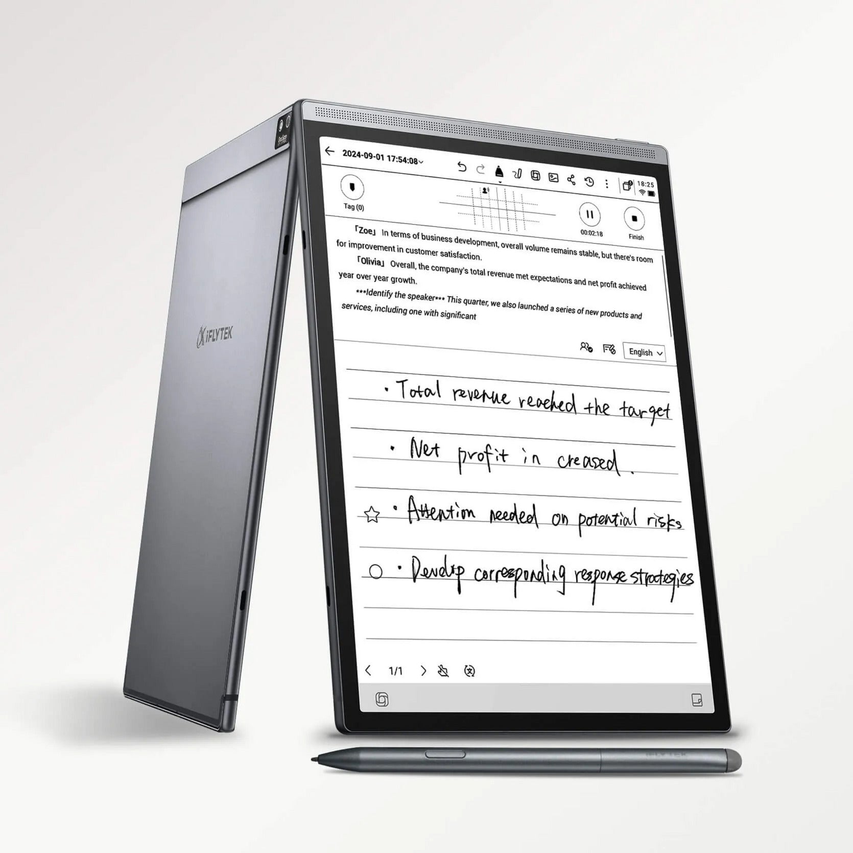 Iflytek ainote air 2 set 8.2 tablet (zwart | android 11 | 32 gb | wi-fi 6)