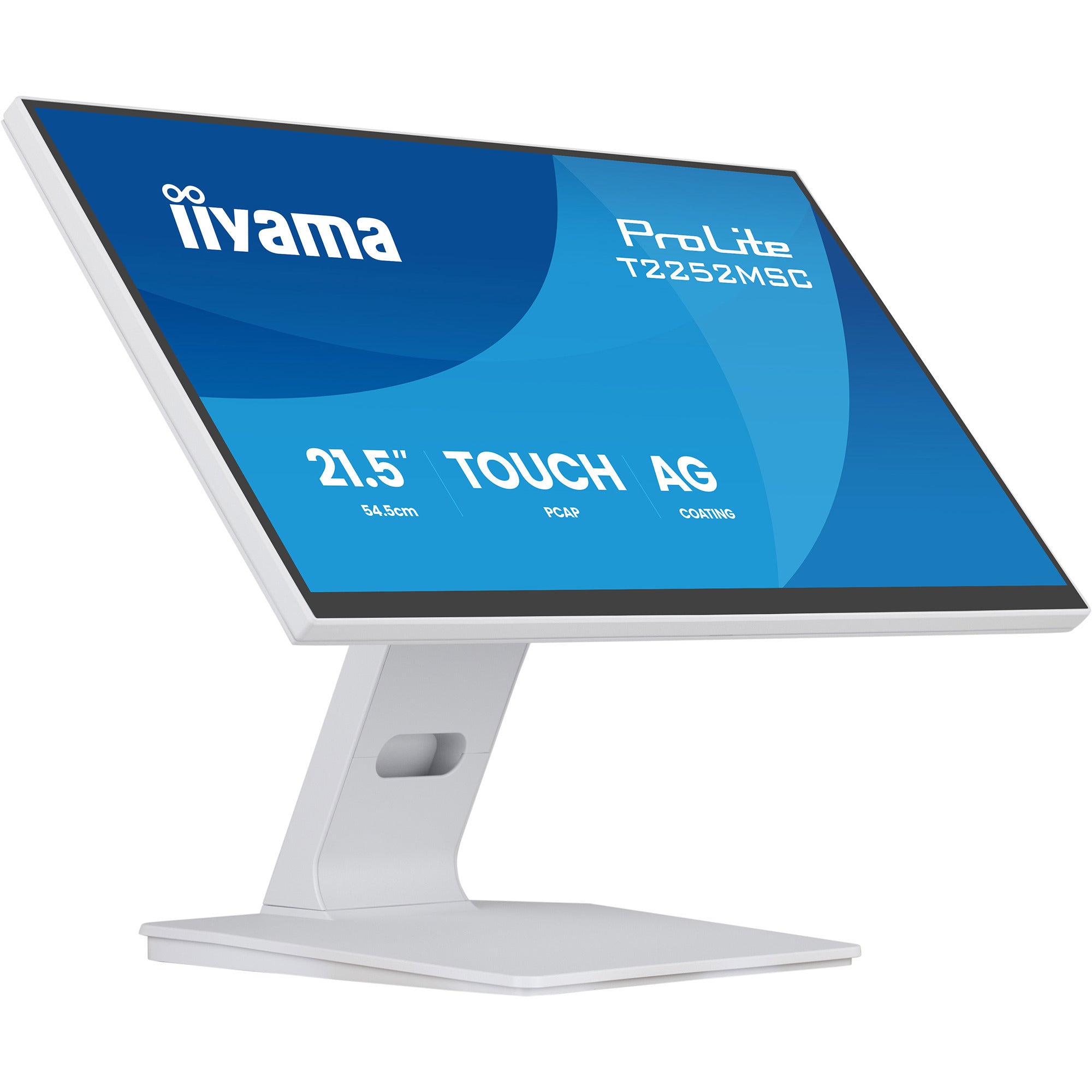 Iiyama prolite t2252msc-w2ag 21.5 touchscreen monitor (wit (mat), 100 hz, hdmi, displayport, usb 3.2 gen 1, audio, touchscreen )
