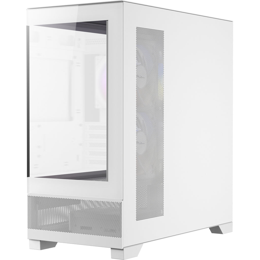 Antec cx500m argb mini tower behuizing (wit | 2x usb-a | 1x usb-c | tempered glass)