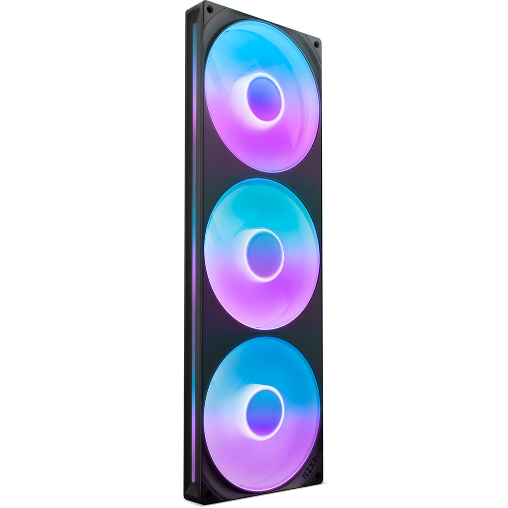 Nzxt f420 rgb core case fans (zwart, 3 stuks, 420 x 140 x 26 mm)