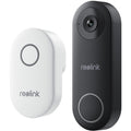 Reolink smart 2k+ bedrade poe videodeurbel met gong (zwart)
