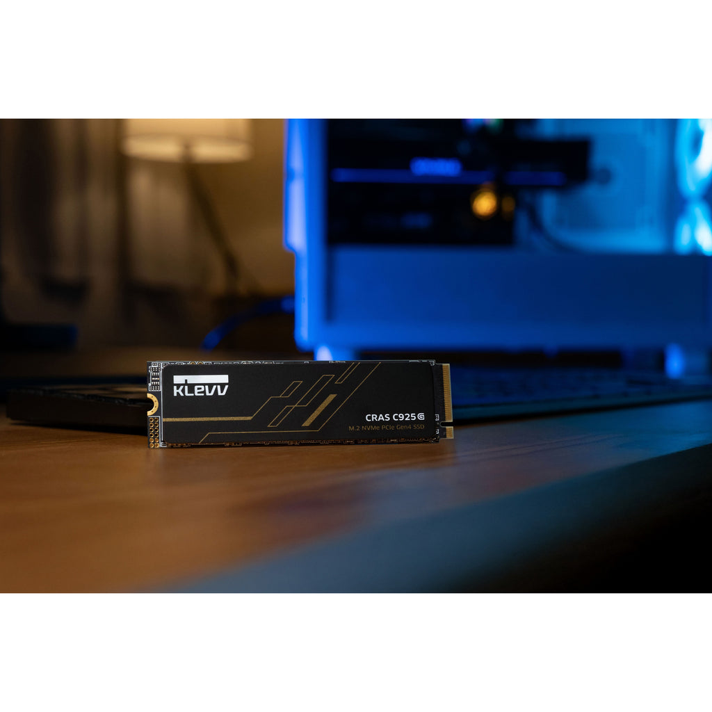 Klevv cras c925g 1 tb ssd (zwart, k01tbm2sp0-25g, pcie gen 4.0 x4, nvme 2.0)