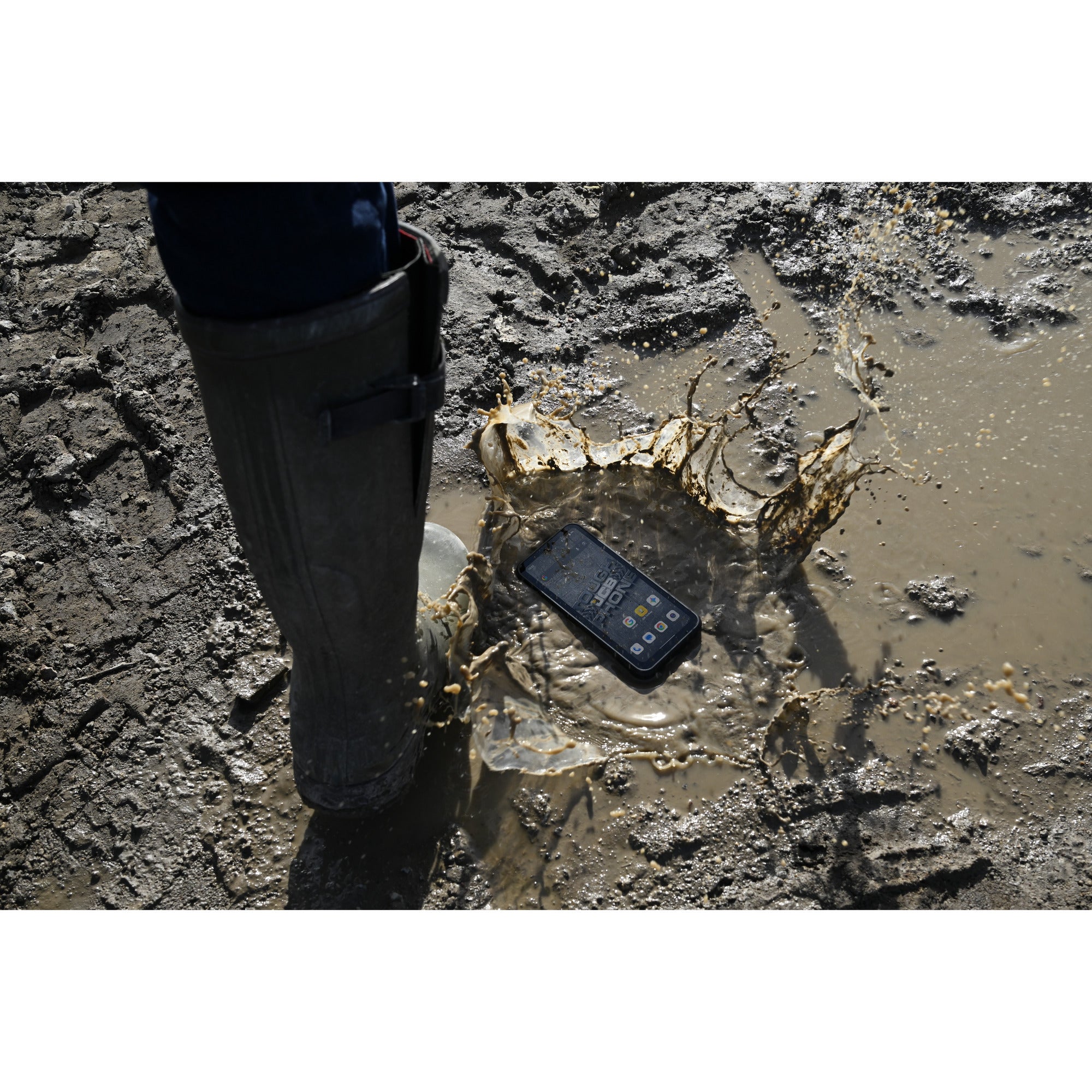 Jcb toughphone e50 smartphone (zwart | 128 gb | android 16 | dual-sim)