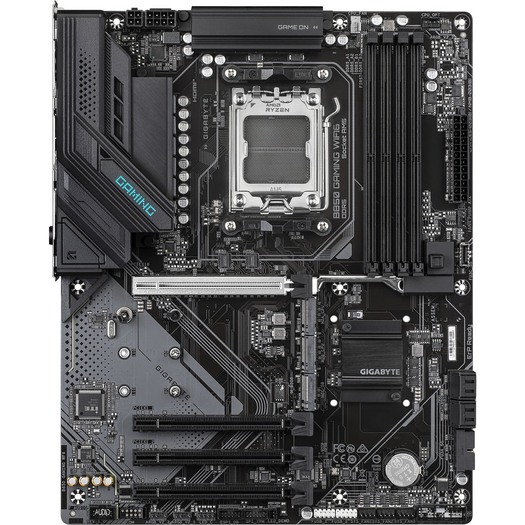 Gigabyte b850 gaming wifi6 socket am5 moederbord (zwart, raid, gb-lan, wi-fi 6, bt, sound, atx)