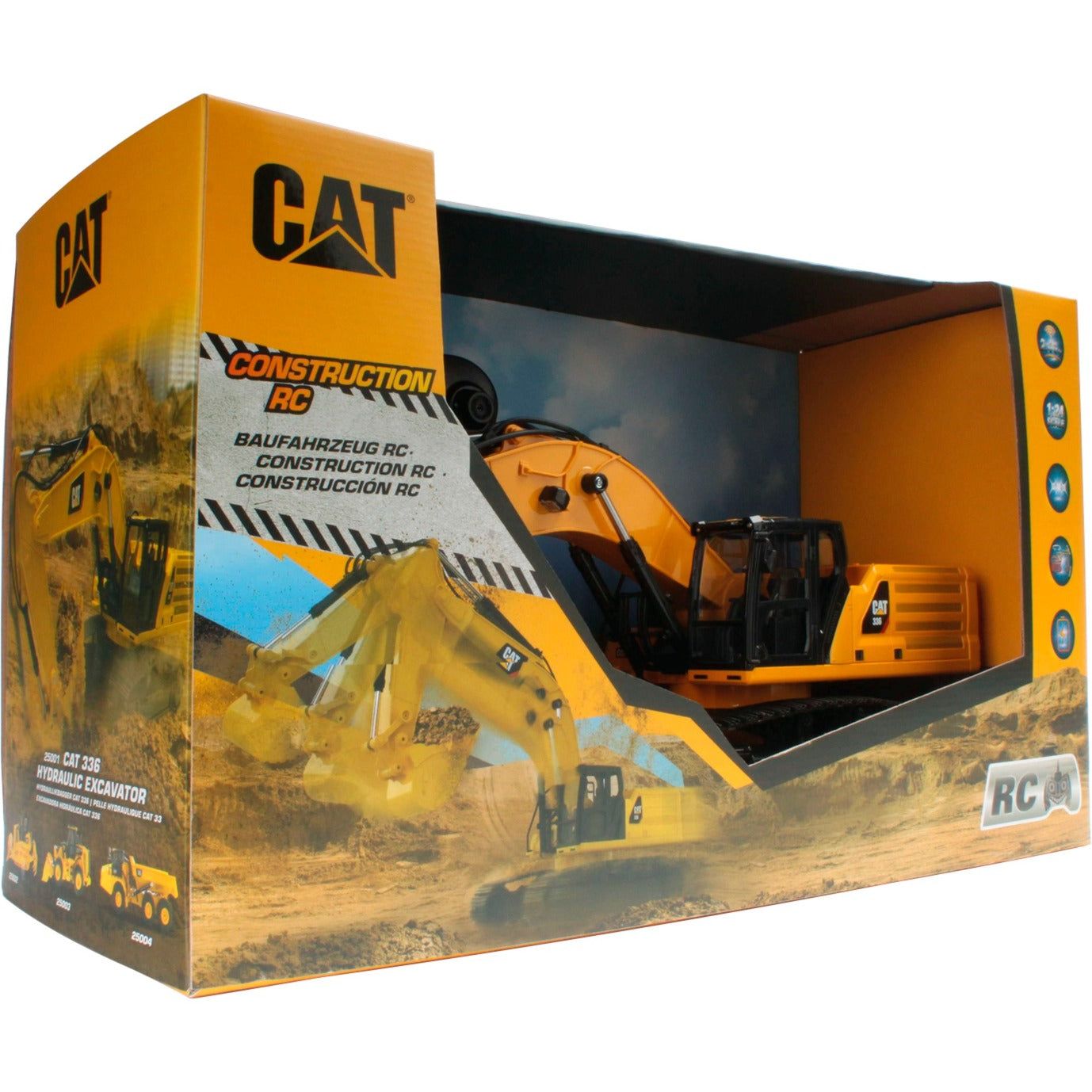 Carrera 1:24 rc cat 336 graafmachine