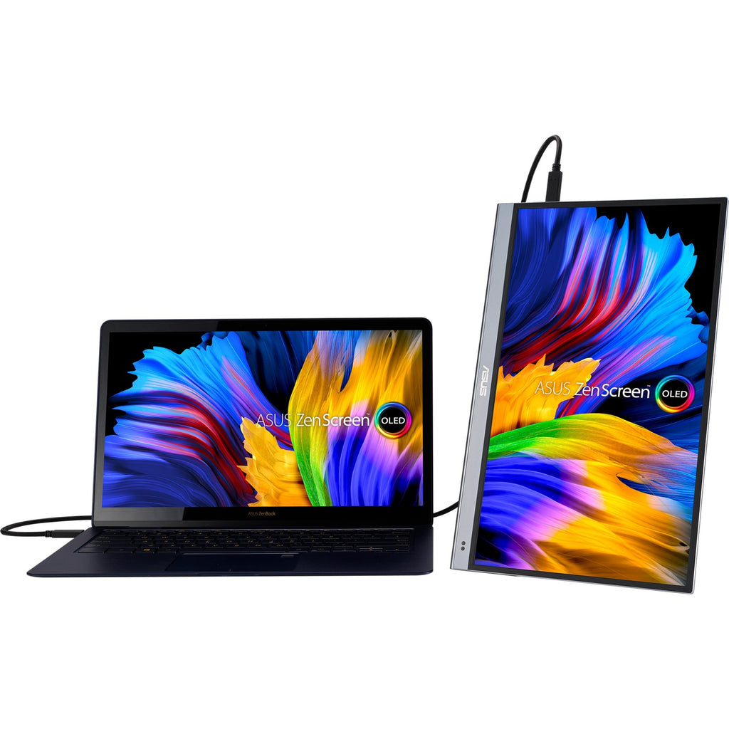 Asus zenscreen oled mq16ahe 15.6 monitor (zilver, usb-c, mini hdmi)