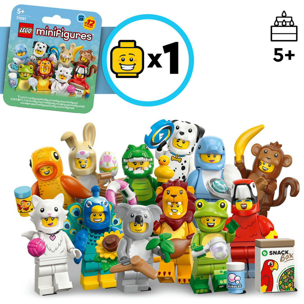 LEGO Minifiguren - Serie 28: Tierkostüm-Bausatz (71051)