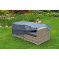 Nature tuinmeubelafdekhoes voor 2-zits loungebank afdekking (grijs, 6031600)