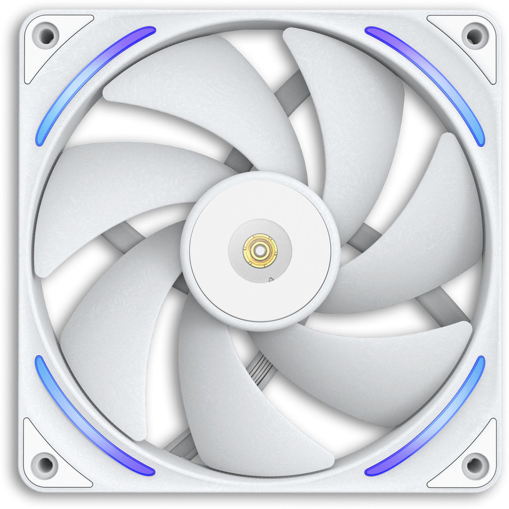 Nzxt f140x rgb case fan (wit, 140 x 140 x 30 mm, pwm)