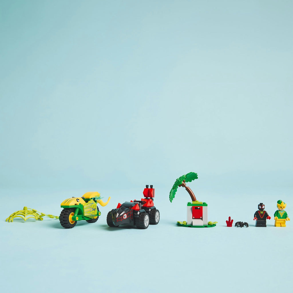 LEGO Spidey 11198 Spider und Electro Verfolgungsjagd mit Dinosaurierfahrzeugen