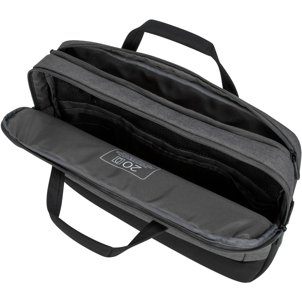 Targus cypress 15.6” briefcase with ecosmart laptoptas (grijs)