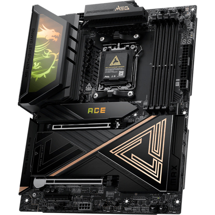 Msi meg x870e ace max socket am5 moederbord (raid, 10gb-lan, wi-fi 7, bluetooth 5.4, e-atx)