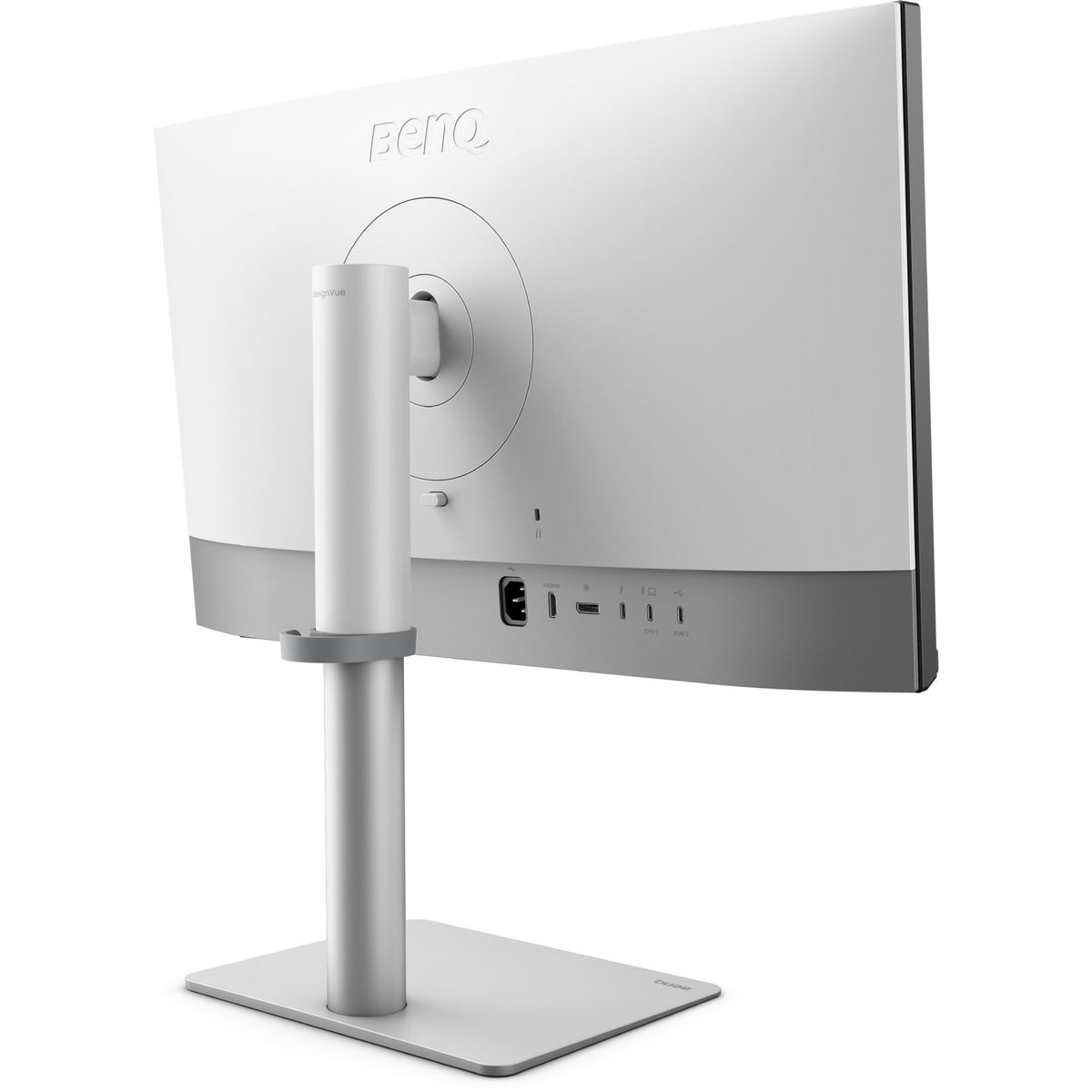 Benq pd2730s 27 5k ultra hd monitor (wit zilver, 1x displayport, 1x hdmi, 2x usb-c, 3x usb-a, 2x thunderbolt)