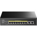 Cudy 8-gbe poe+ switch with 2 uplink gbe (zwart)