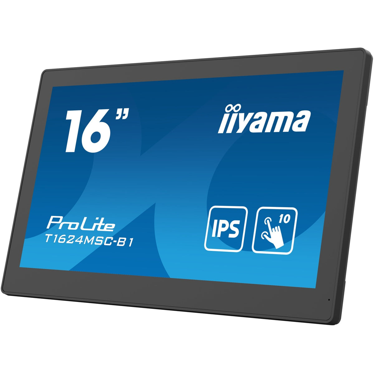 Iiyama prolite t1624msc-b1 15.6 touchscreen monitor (zwart, 1x hdmi, 2x usb-a)