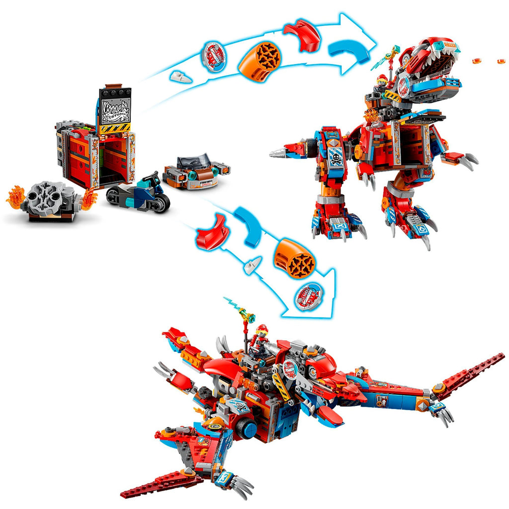 Lego dreamzzz - coopers robotdinosaurus c. rex constructiespeelgoed (71484)