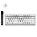 Mchose ace 68 he magnetic ice blue wi us rgb mechanisch gaming toetsenbord (wit, us lay-out (qwerty), ice blue magnetic, 65%, rgb, hot swap, usb-c, hall effect sensor)