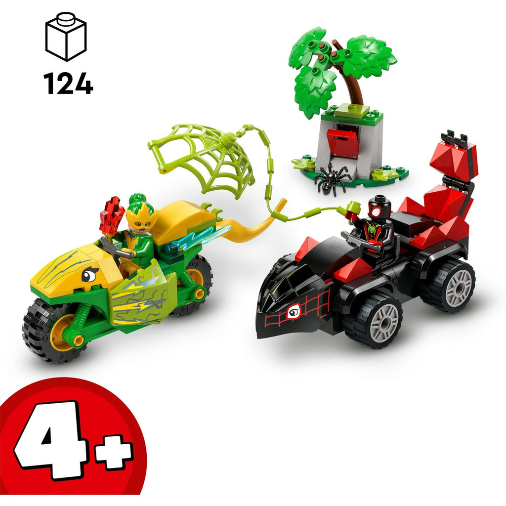 LEGO Spidey 11198 Spider und Electro Verfolgungsjagd mit Dinosaurierfahrzeugen