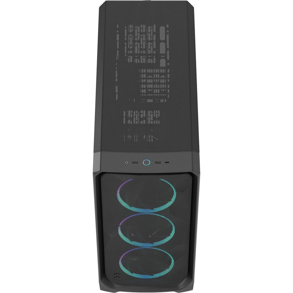 Fractal design meshify 3 xl rgb big tower behuizing (zwart | 2x usb-a | 1x usb-c | rgb | tempered glass)