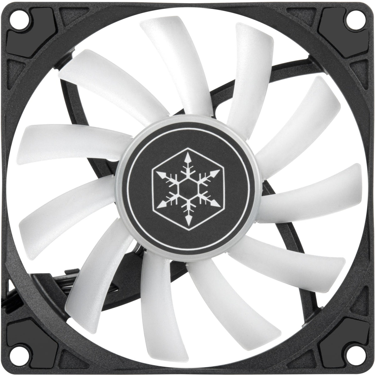 Silverstone air slimmer 90 argb case fan (zwart, 92 x 92 x 15 mm, pwm)