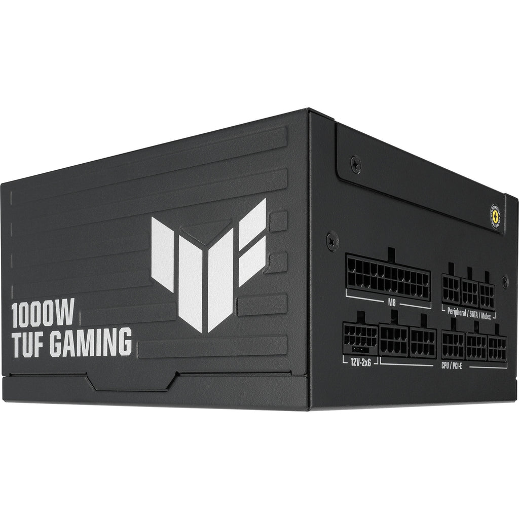 Asus tuf gaming platinum modulaire 1000 watt voeding (zwart, 1x 12v-2x6, 3x pcie)