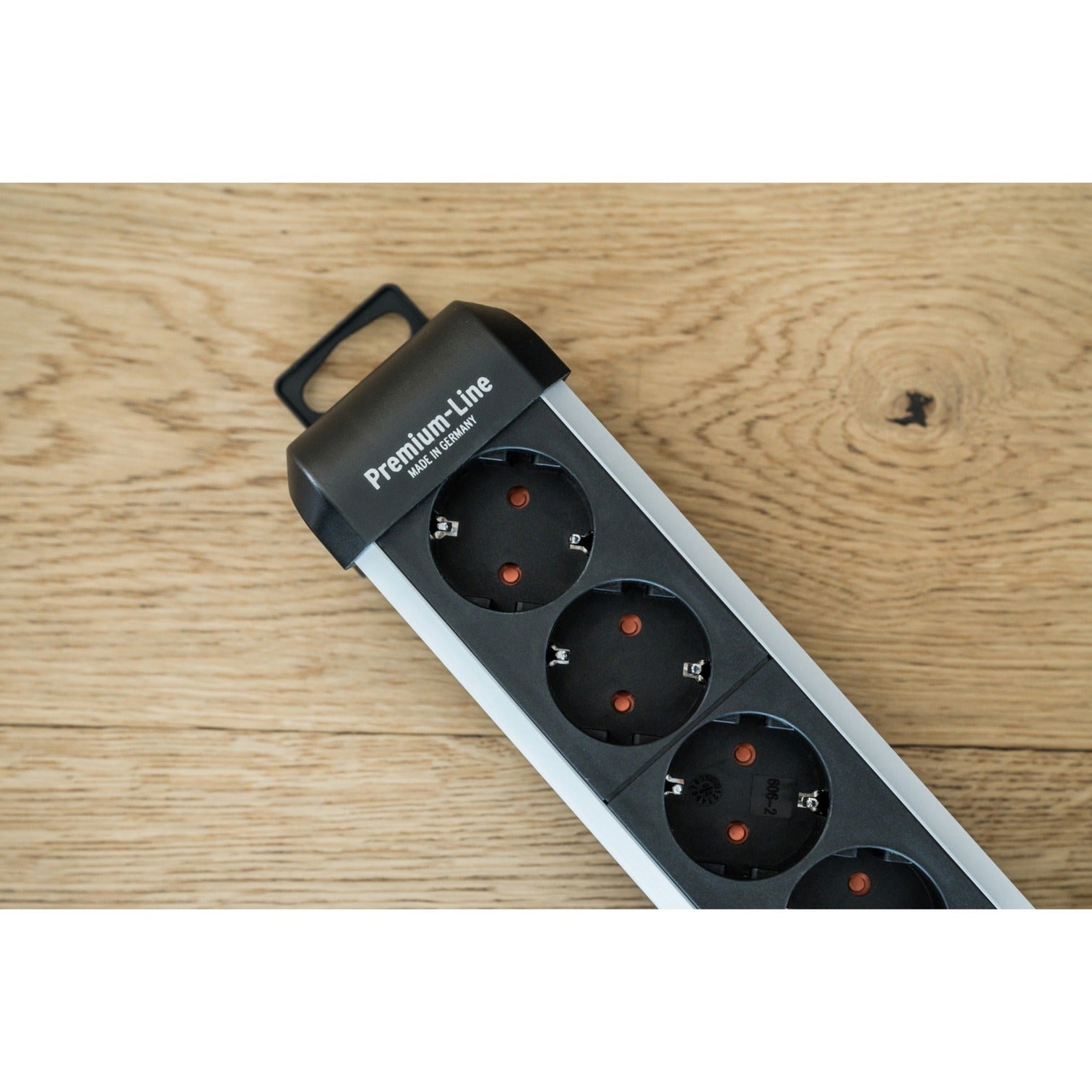 Brennenstuhl premium-alu-line stekkerdoos 12-voudig stekkerdoos (zwart zilver)