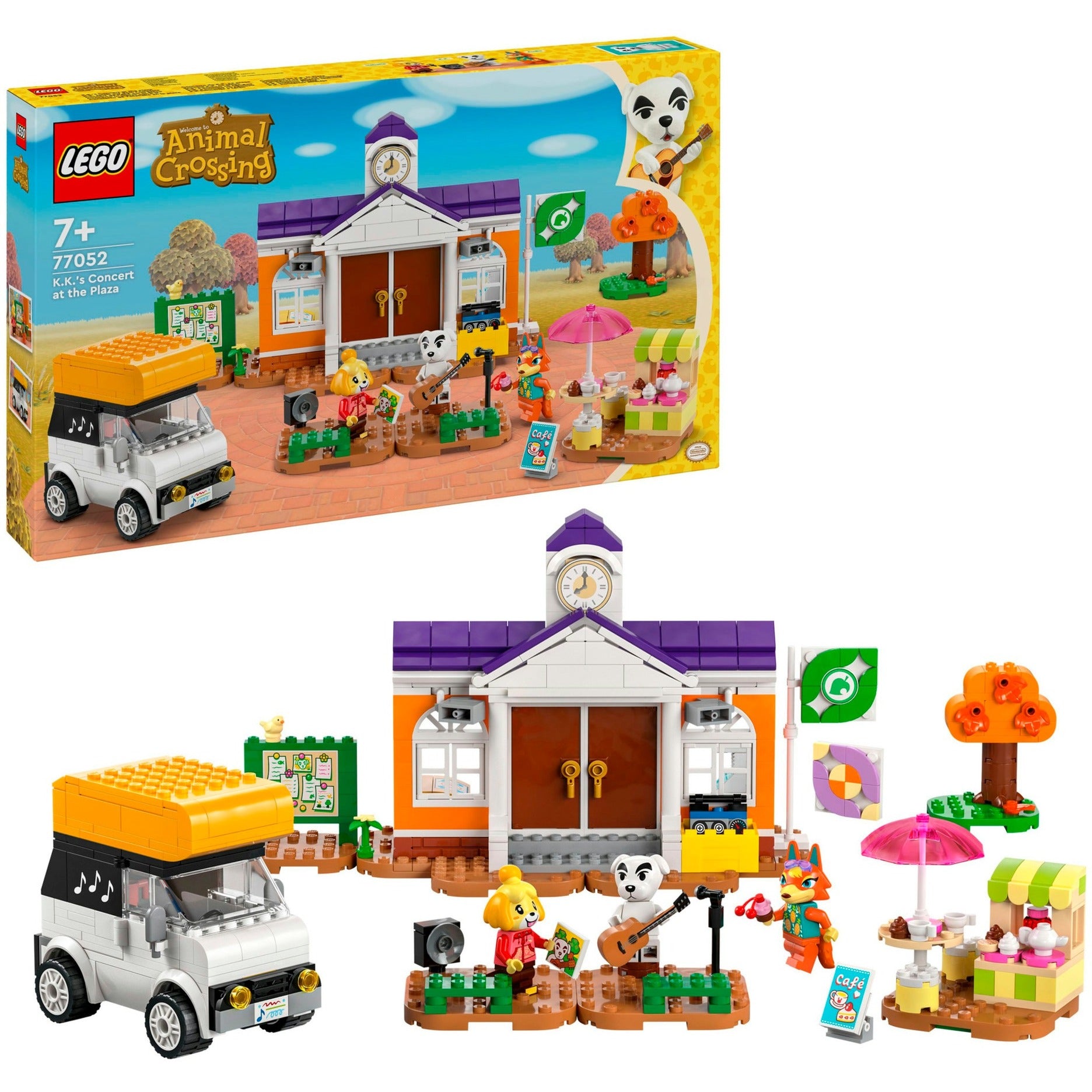 Lego animal crossing - k.k.'s pleinconcert constructiespeelgoed (77052)