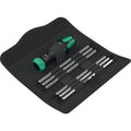 Wera kraftform kompakt vario ra, 7‑delig bitset (zwart groen)