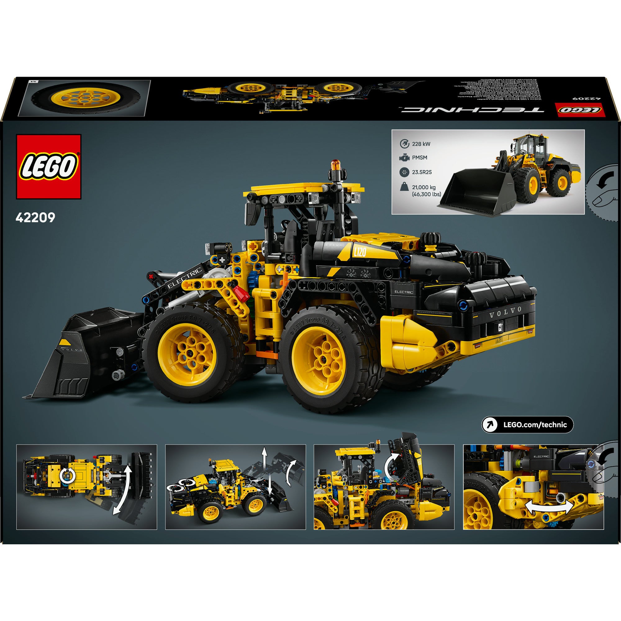 LEGO Technic 42209 Volvo L120 Elektro-Radlader