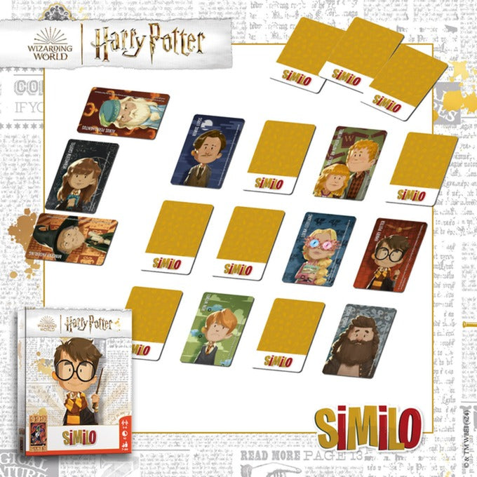 999games 999 games similo: harry potter kaartspel (nederlands, 2 - 8 spelers, 10 minuten, vanaf 7 jaar)