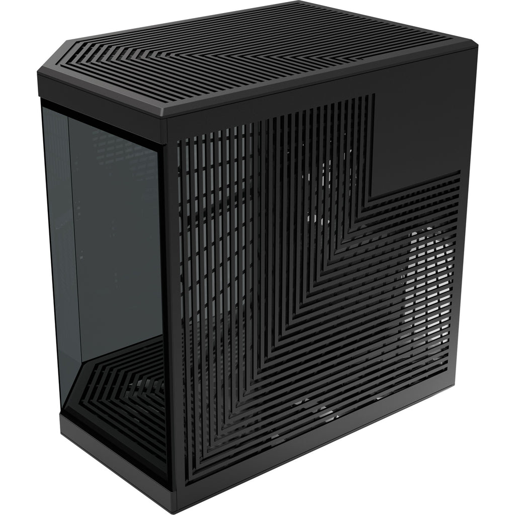 Hyte y70 midi tower behuizing (zwart | 2x usb-a | 1x usb-c | tempered glass)