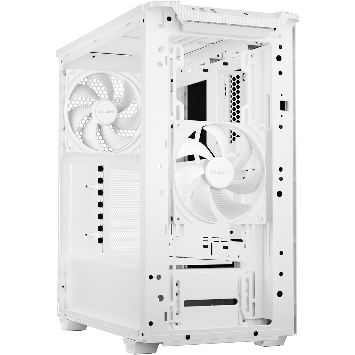 Be quiet! pure base 501 airflow midi tower behuizing (wit | 2x usb-a | 1x usb-c)